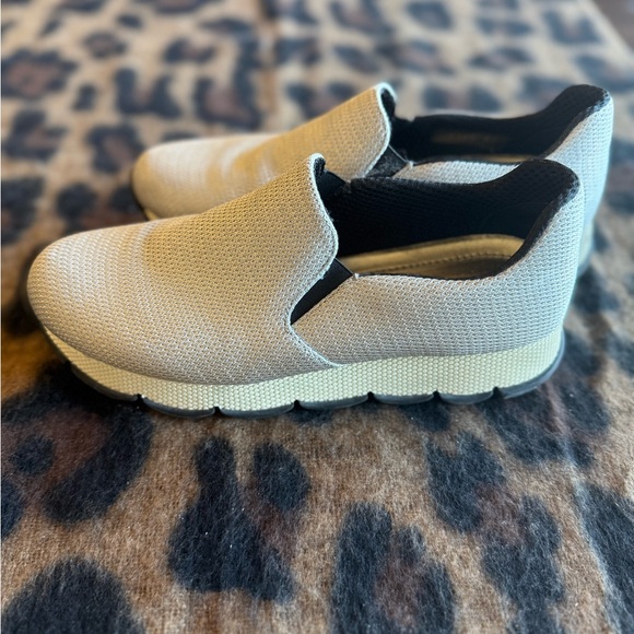 Prada Women's Gray Slip-On Sneakers - Picture 5 of 7